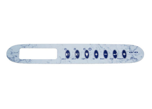 Dimension One Spas Control Inlay 01560-350