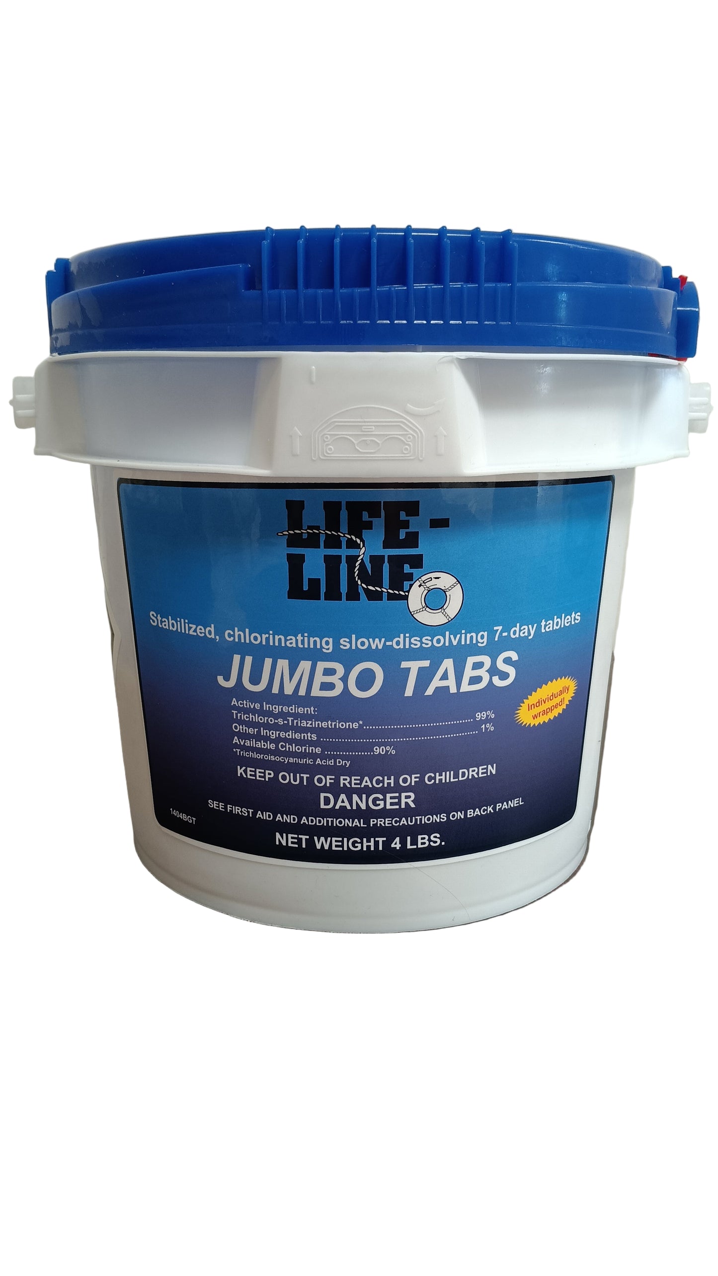 LIFELINE 3" Chlorinating Tablets (Wrapped) 4lbs 1404BGT