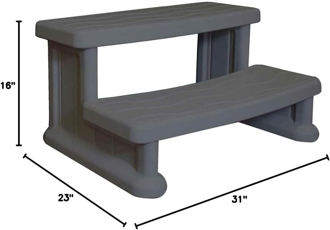 Cover Valet Spa Side Steps, Gray CVSSTEPG