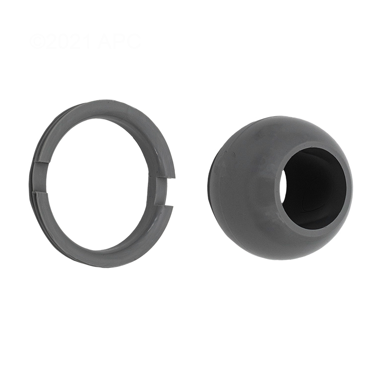 Balboa Gray Hydro Air Eyeball w/Retaining Ring HA103808GRY