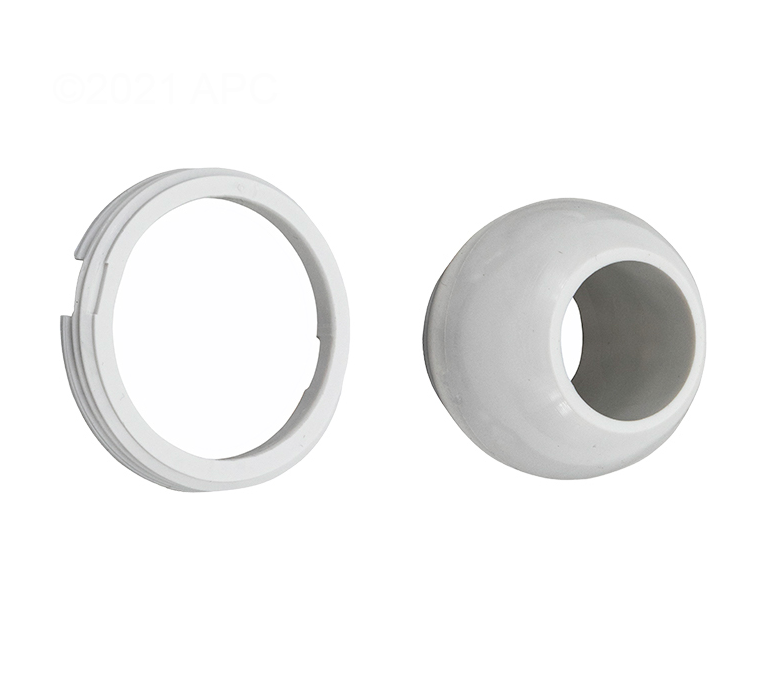 Balboa Hydro Air White Eyeball w/ Retainer Ring HA103808WHT