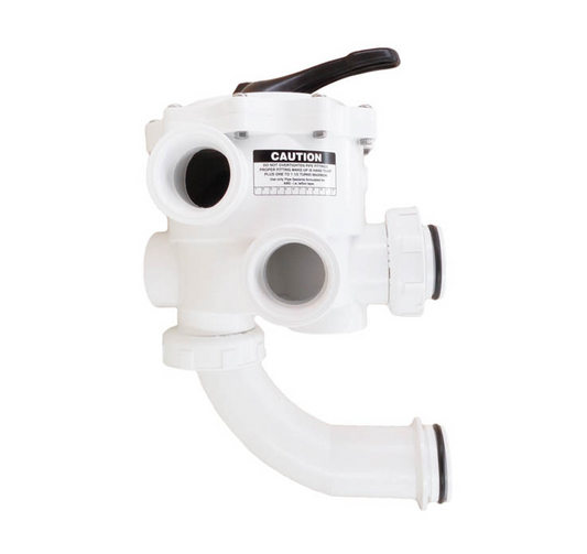 Praher 2" ABS Pre-Plumbed Side Mount Multiport Valve for Nautilus DE & FNS Filters PRSM2PP2
