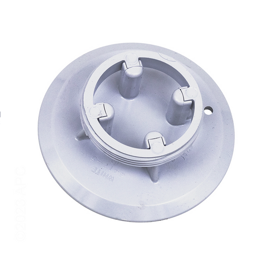 Pentair Adjustable Floor Inlet Cover Plate, White 084170005
