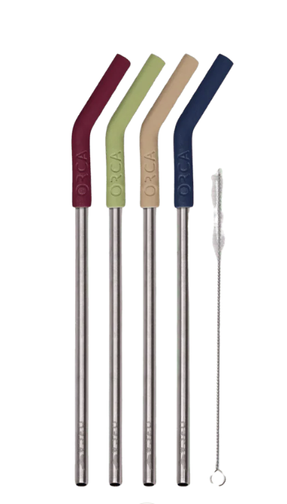 Orca Metal Straws (4pack) Cozy Colors ORCSSST4CC