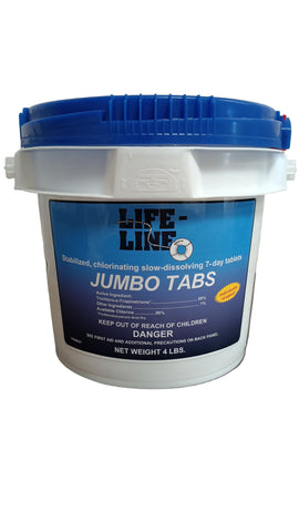 LIFELINE 3" Chlorinating Tablets (Wrapped) 4lbs 1404BGT (Local Pick Up Only)