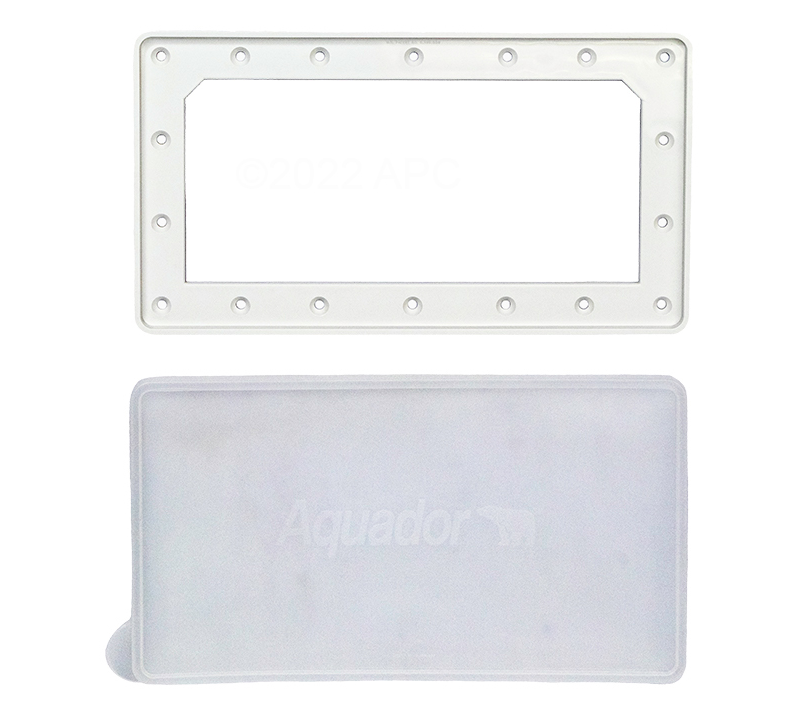 Aquador Skimmer Faceplate and Lid For Olympic Wide Mouth Above-Ground Pool Skimmer AQ1010