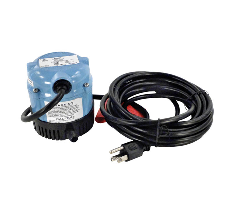 Little Giant Submersible Cover Pump 1/200HP 115V 18' Cord 170 GPH 500500