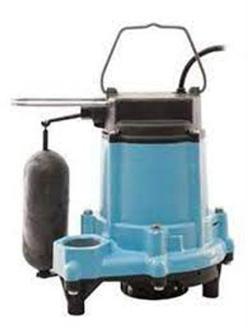 Little Giant .3HP 50GPM 1.5' Discharge w/20' Cord & Float 6ECCIA
