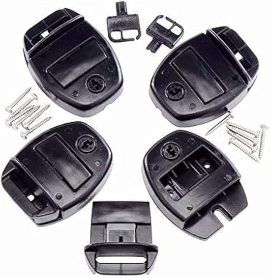Essentials Lock Down - Cover Locks, Push Release (4pk) 5255
