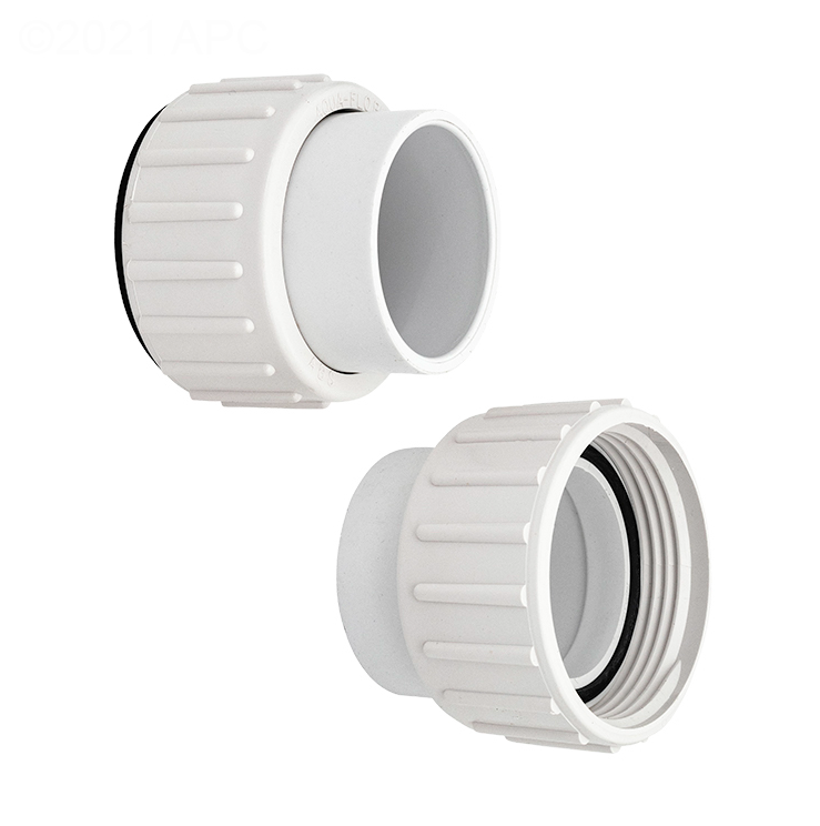 Aqua Flo 1.5" Pump Union Pair-Tailpiece, Nut, O-Ring AF52271000