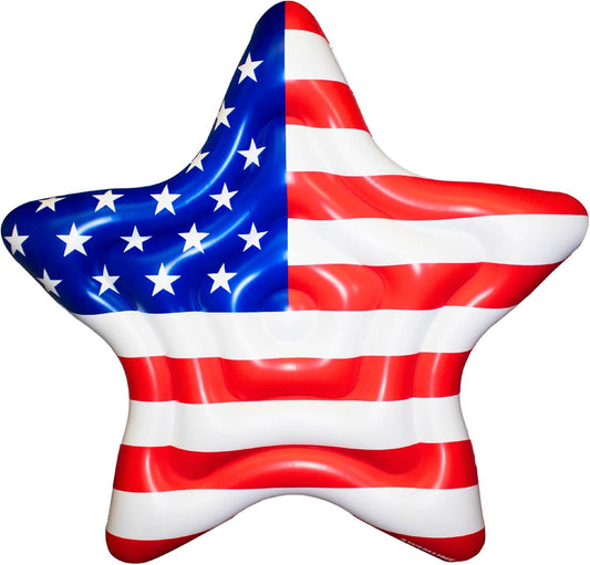 Swimline 71" Americana Star Island Pool Float 90537