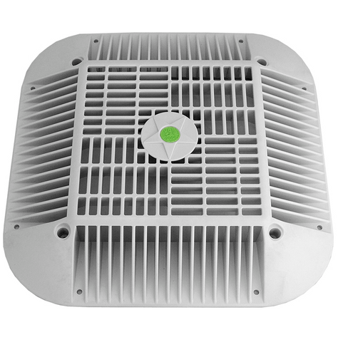 Aquastar 14"x14" Anti Entrapment Suction Outlet Cover W/Adapter Frame White AS914101