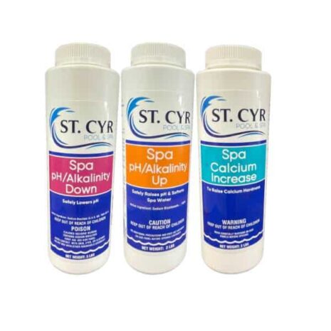 St. Cyr's Spa Water Balance Kit – PH/Alkalinity Up and Down Plus Calcium
