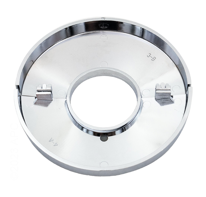 CMP Clip On Cycolac Escutcheon for 1.9"OD Rails, Chrome CMP25572202000