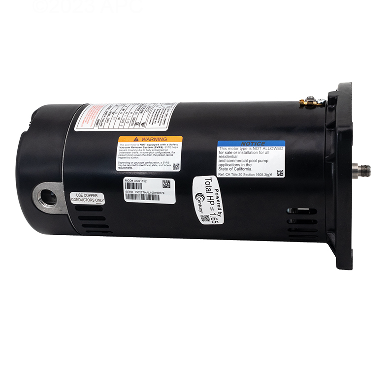 Century 1.5HP 115/230V Single Phase Threaded 48Y Motor USQ1152