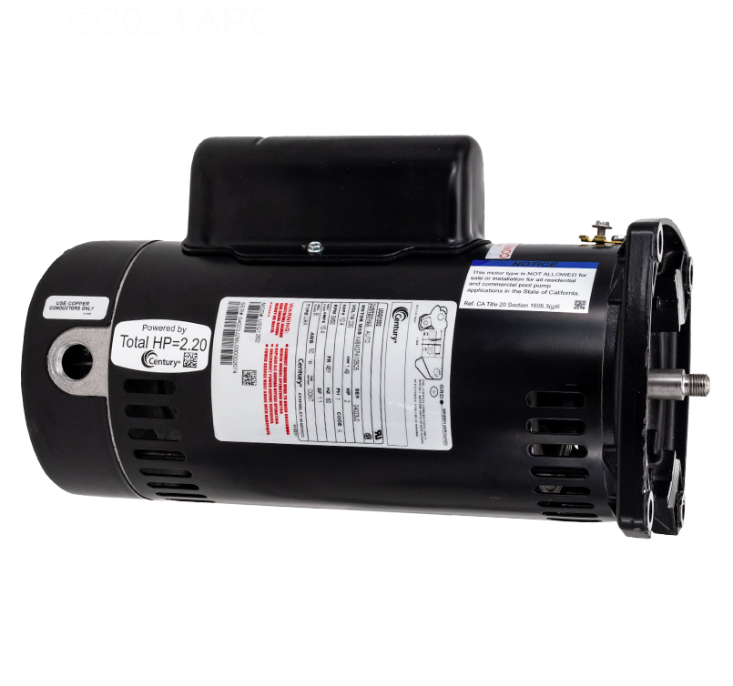 Century 2HP 230V 1 Phase 48Y Pump Motor USQ1202