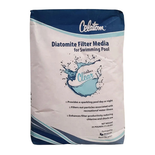 D.E. Swimming Pool Filter Powder 25lbs DE25