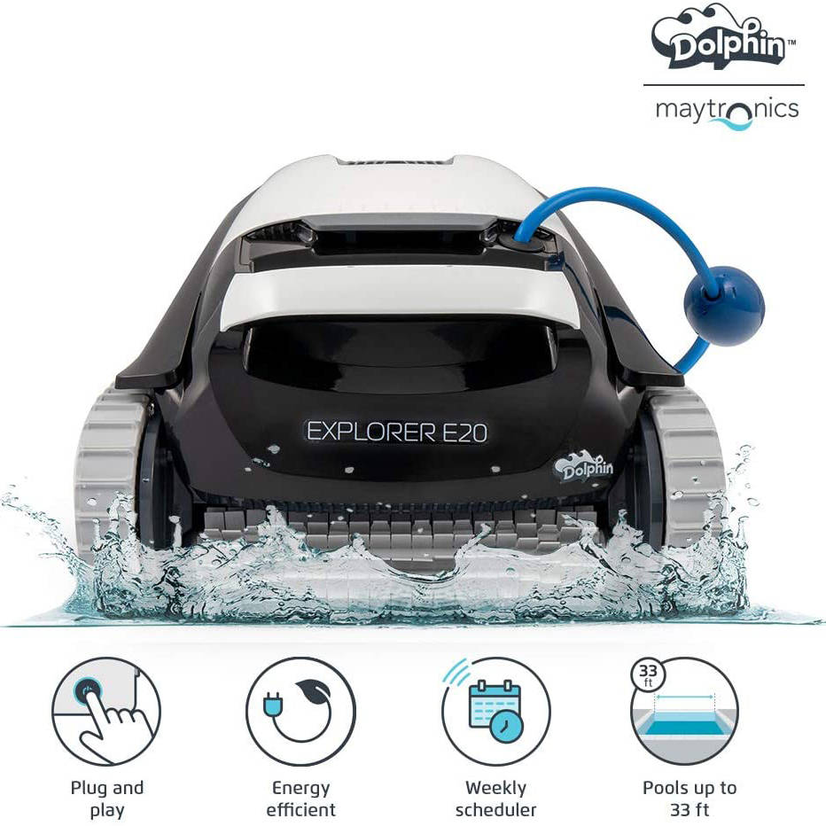 Dolphin E20 Explorer Robotic Pool Cleaner 99996148XPB