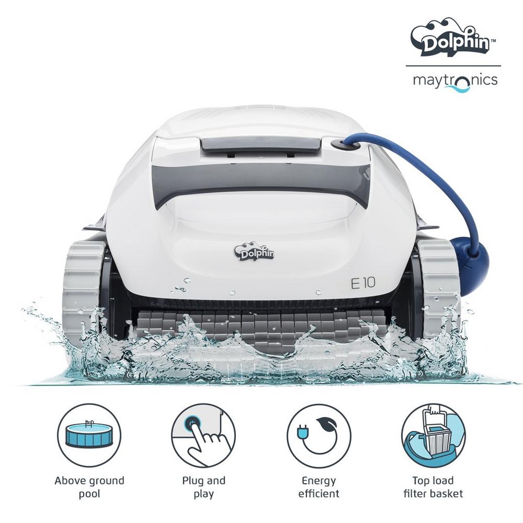 Dolphin E10 Above Ground Robotic Pool Cleaner 99996133USF