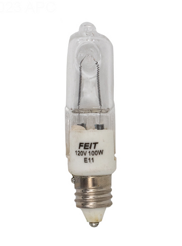 Feit Replacement Spa Light Bulb T4, Halogen, Thread-In 100W 120V APC120100S