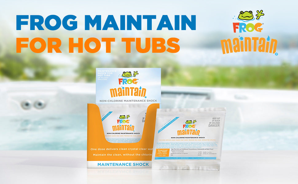 FROG Maintain Chlorine-Free Shock Treatment,12 Packs (2oz/58g) 01-14-6132