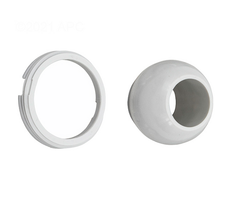 Balboa Hydro Air White Eyeball w/ Retainer Ring HA103808WHT