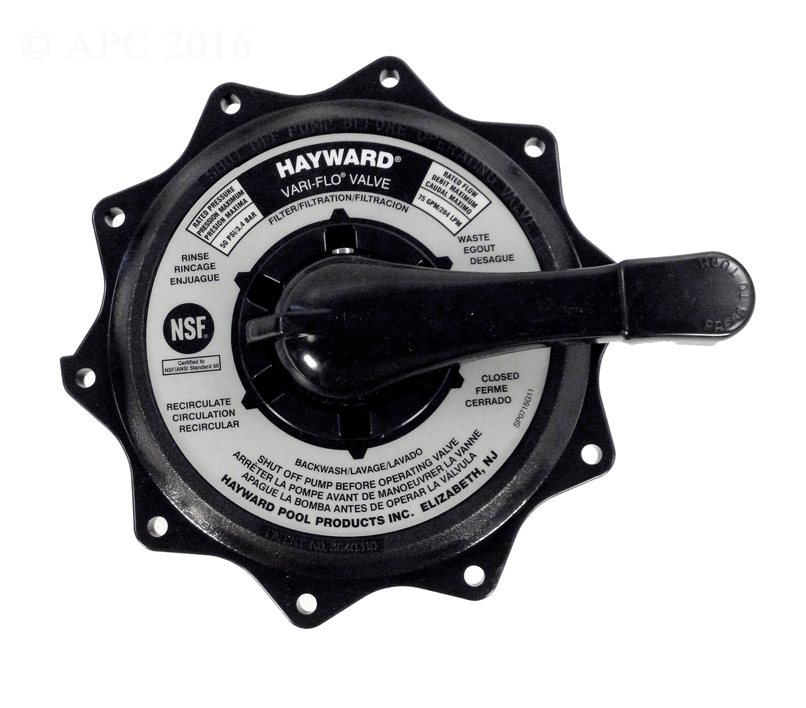 Hayward 2" Black Key Cover & Handle Assembly SPX0715BA3