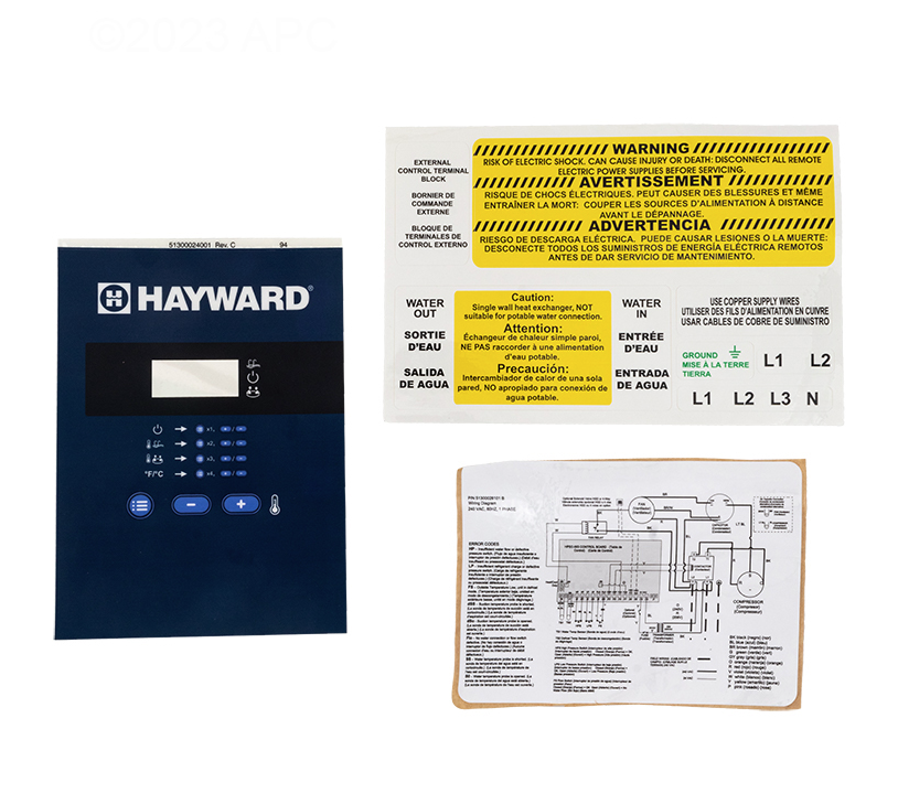 Hayward Control Board Assembly For HeatPro/Summit Series Heat Pumps SMX306000016