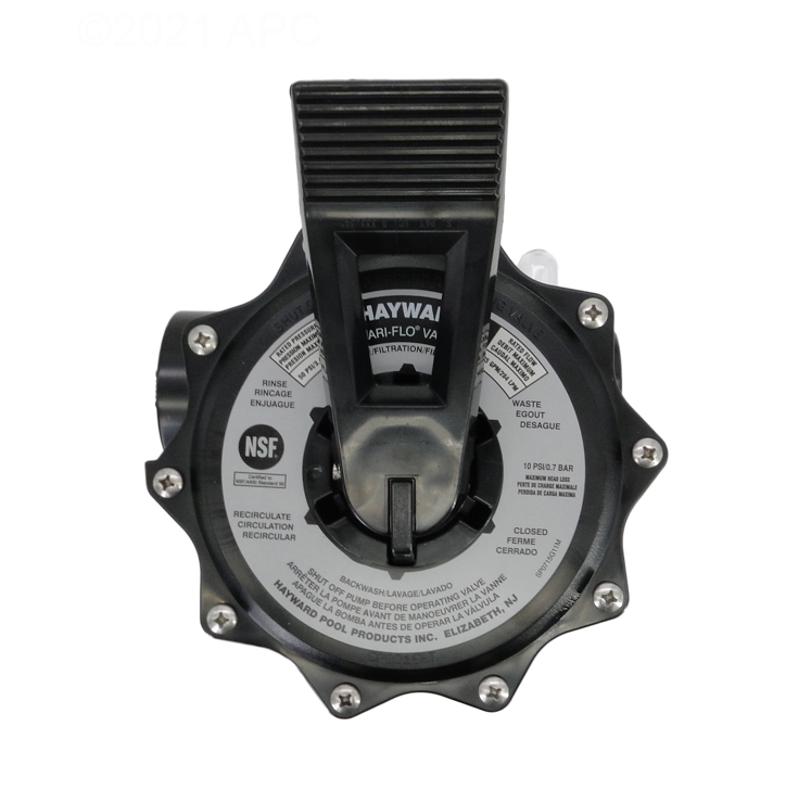 Hayward VariFLo XL 2" Top Mount Multiport Valve SP71621