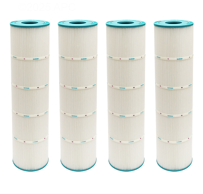 Hurricane 105Sq Ft Cartridge Filter 7"x26 1/16" 4Pack HF747104