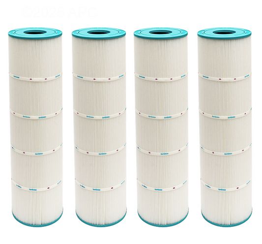 Hurricane 106Sq Ft Cartridge Filter 7"x25 1/2" 4Pack HF748704