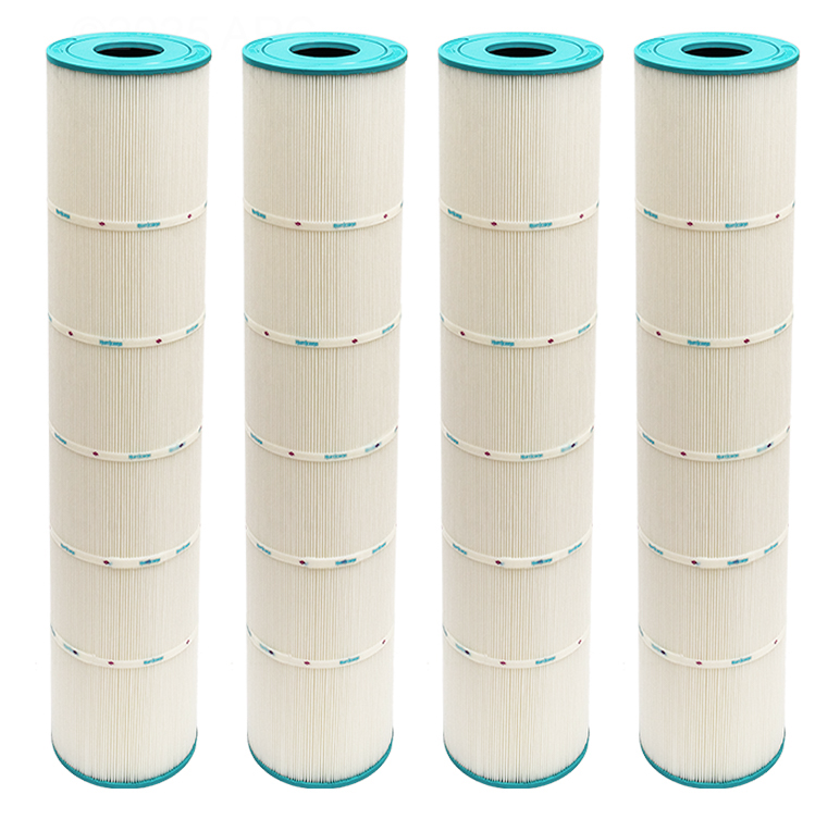Hurricane 131Sq Ft Cartridge Filter 7"x32 7/8" 4 Pack HF749404