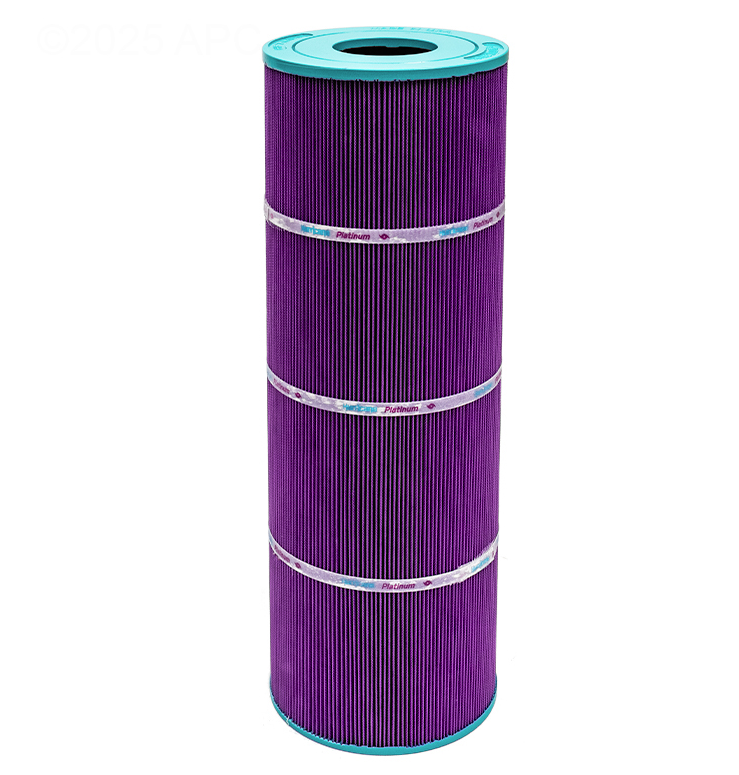 Hurricane 81Sq Ft Purple Cartridge Filter 7"x19 5/18" 4 pack HF748304P
