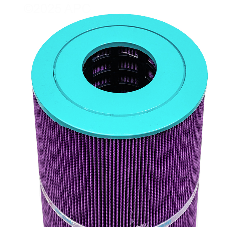 Hurricane 81Sq Ft Purple Cartridge Filter 7"x19 5/18" 4 pack HF748304P