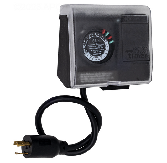 Intermatic Outdoor Mechanical Plug In Timer w/Built-In Enclosure P1131