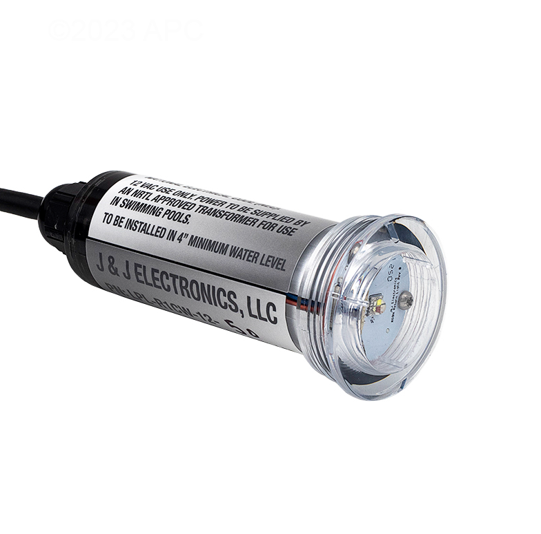 Hayward J&J ColorSplash 1.5" 12V 8Watt RGBW Nichless LED Light 50' Cord LPLR1CW1250