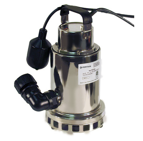 Pentair Stainless Steel Drainer Pump w/15' Cord PCD1000