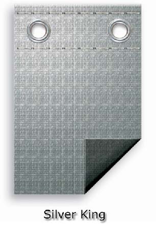 Swimline 12'x24' Oval Silver King Solid Winter Cover w/4' Overlap PCO141628