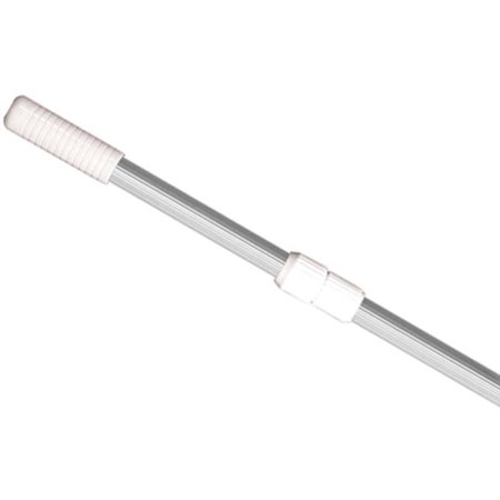 Pool Style 8'-16' Deluxe Series Ribbed Outer Lock Telescopic Pole,Silver PSL-40-4096 (Local Pick Up Only-Middleton MA Location)