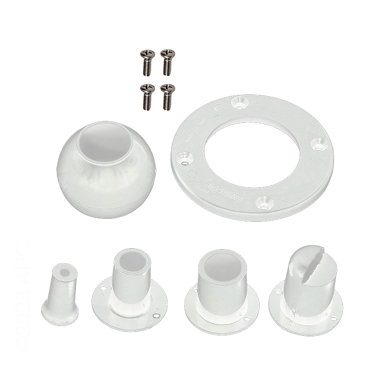 Pentair Inlet Eyeball Replacement Kit, 1.25" White 084280001