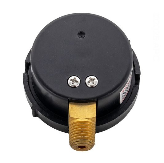 Pentair .25" Pressure Gauge Top Mount w/Dirty Filter Indicator 190058Z