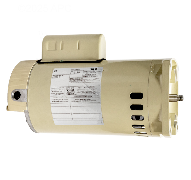 Pentair 1.5HP 208/230V Single Phase 56Y Motor 355024S