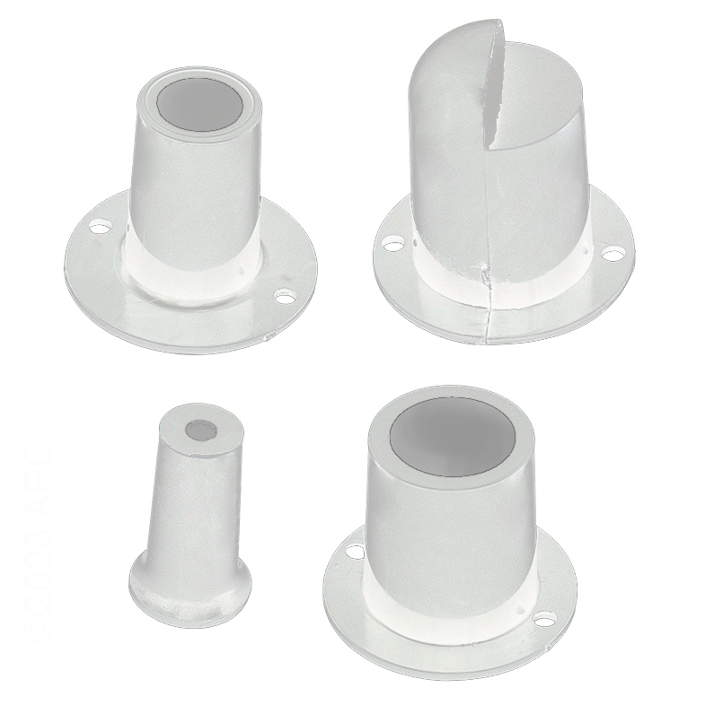 Pentair Inlet Eyeball Replacement Kit, 1.25" White 084280001