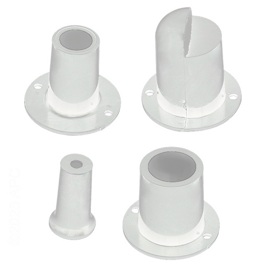 Pentair Inlet Eyeball Replacement Kit, 1.25" White 084280001