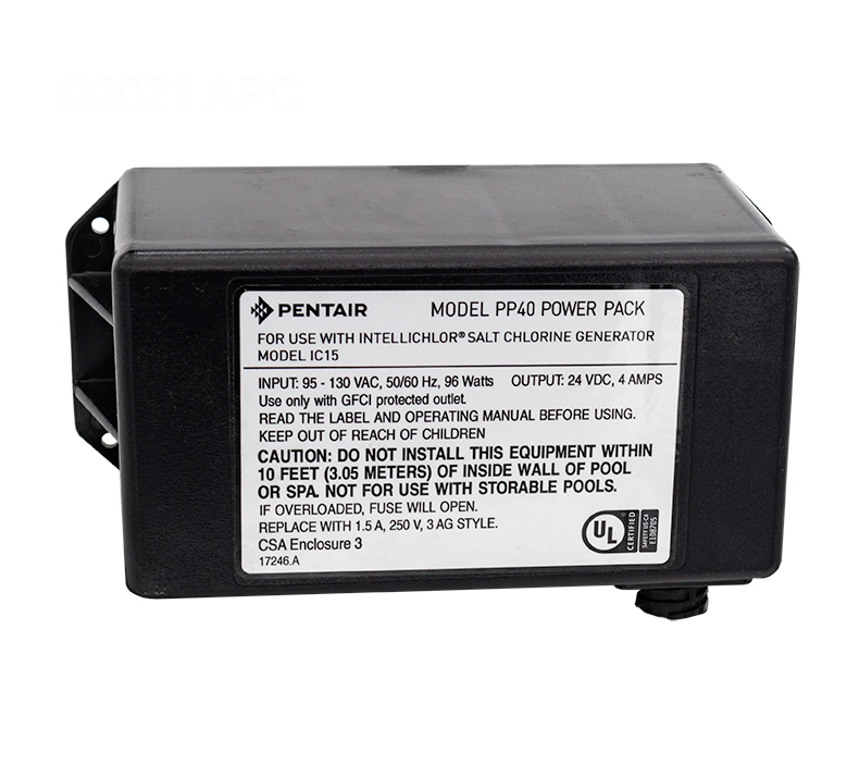 Pentair Intellichlor IC15 External Power Supply 521171