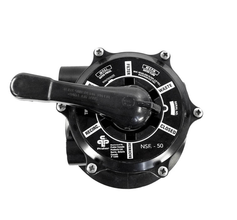 Praher 1.5" Top Mount Multiport Valve w/ Clamp Flange PRTM12L