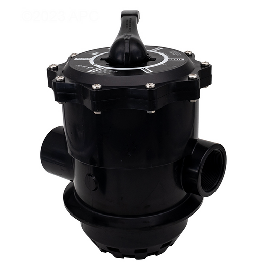 Praher 2" ABS Top Mount Multiport Valve W/ Clamp PRTM22PB