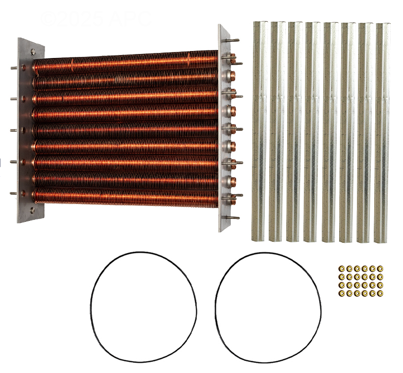 Raypak Copper Tube Heat Exchanger For 266A/267A Heaters 010060F