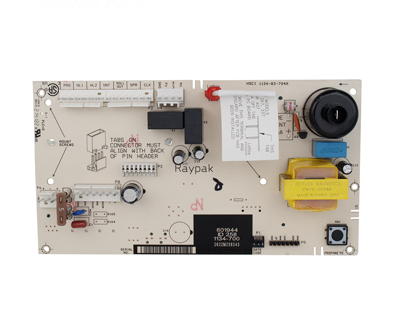 Raypak Kit-PC 3-Wire Board Controller IID for 206A-408 Heaters 10010000345