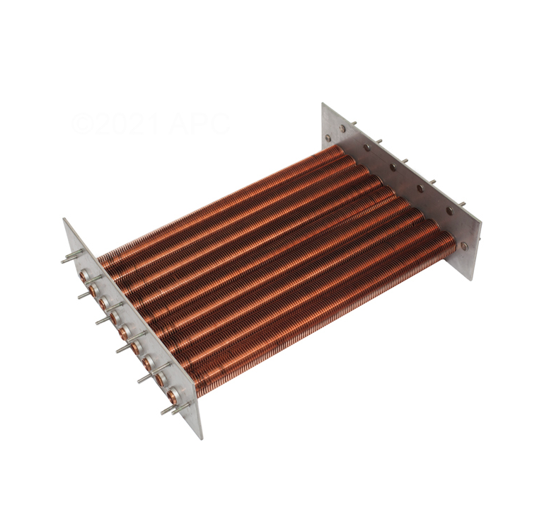 Raypak Copper Tube Heat Exchanger For 336A/337A Heaters 010061F